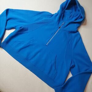 Lululemon Women's Size XL/XXL Scuba Oversized Half-Zip Hoodie Blue